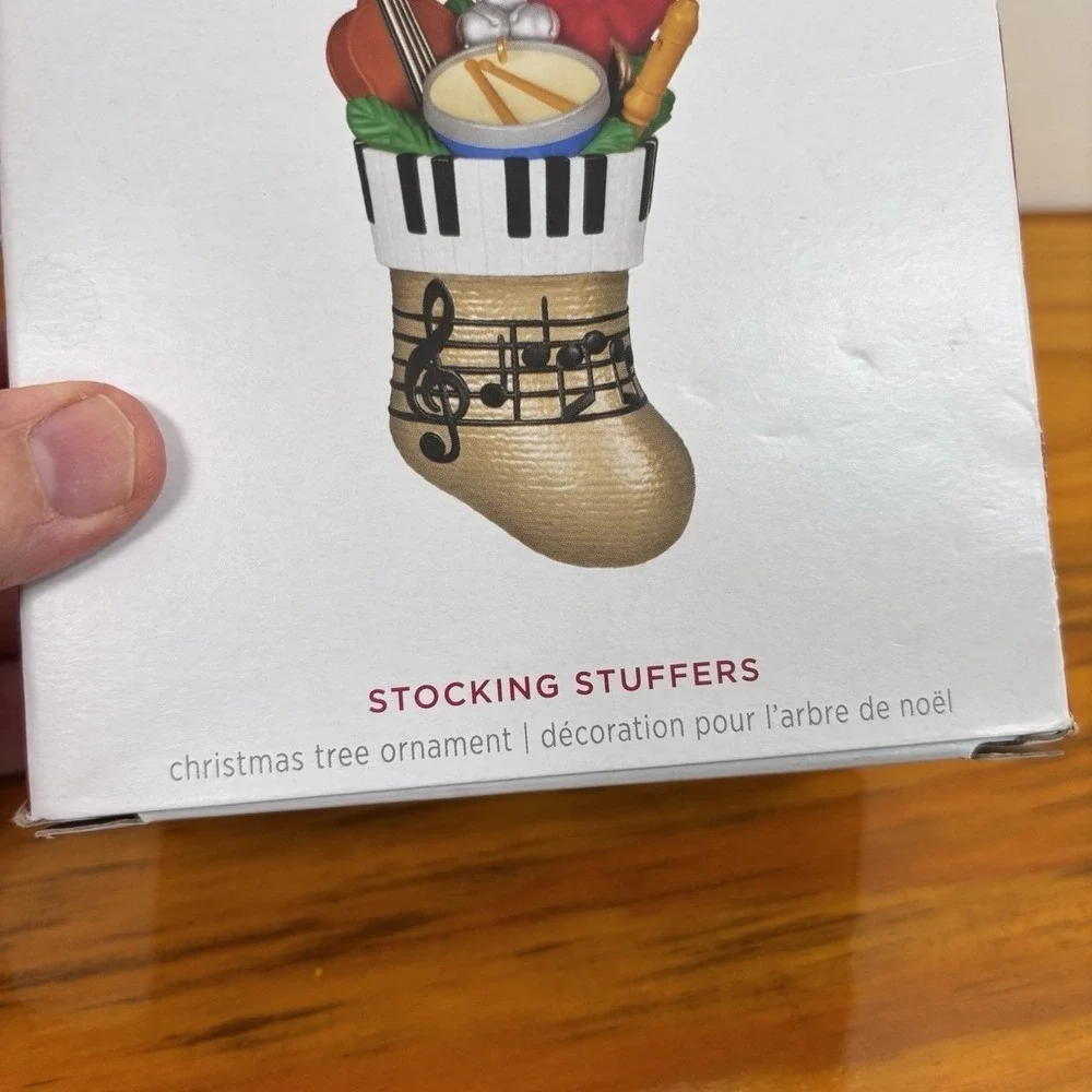 Hallmark 2024 Keepsake Ornament Stocking‎ Stuffers 4th Musical Instruments NEW